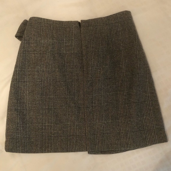 Wilfred wool plaid wrap skirt - Picture 6 of 6